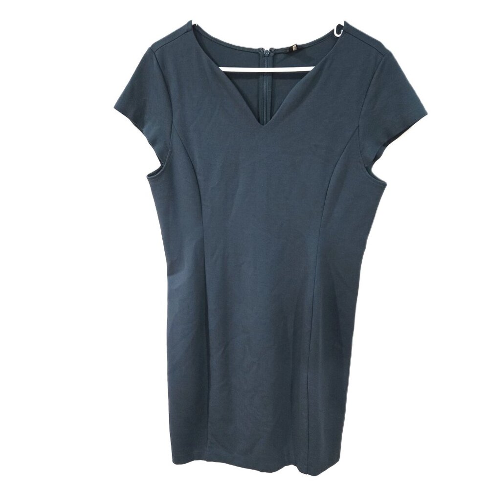 Ann Taylor Sz 12 V-Neck Sheath Dress